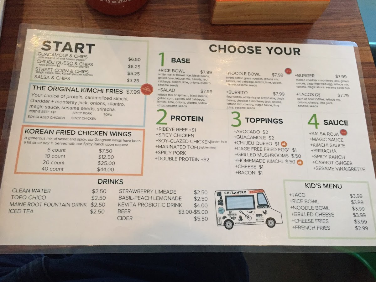 Chi'Lantro Menu - Image 2